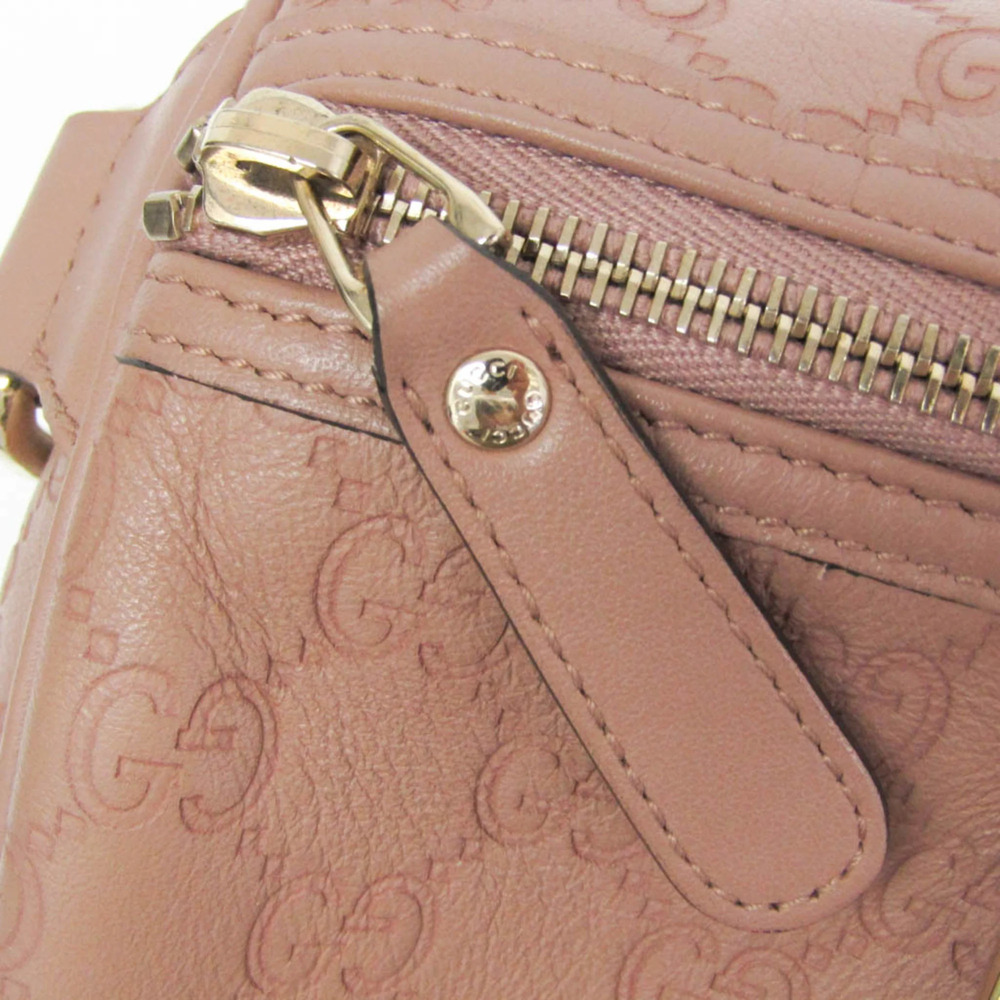 GUCCI Cream Leather Boston Bag - Picture 10 of 14